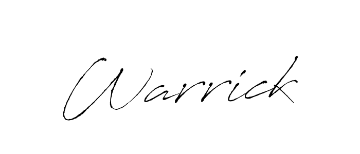 Antro_Vectra is a professional signature style that is perfect for those who want to add a touch of class to their signature. It is also a great choice for those who want to make their signature more unique. Get Warrick name to fancy signature for free. Warrick signature style 6 images and pictures png