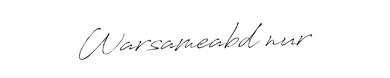 Also we have Warsameabdınur name is the best signature style. Create professional handwritten signature collection using Antro_Vectra autograph style. Warsameabdınur signature style 6 images and pictures png