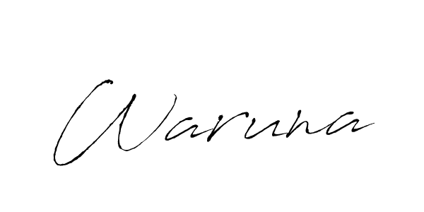 Best and Professional Signature Style for Waruna. Antro_Vectra Best Signature Style Collection. Waruna signature style 6 images and pictures png