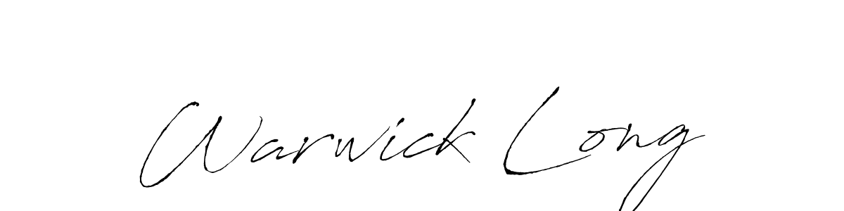 How to make Warwick Long name signature. Use Antro_Vectra style for creating short signs online. This is the latest handwritten sign. Warwick Long signature style 6 images and pictures png