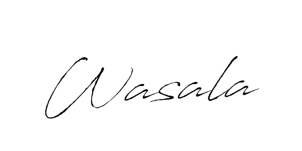 You should practise on your own different ways (Antro_Vectra) to write your name (Wasala) in signature. don't let someone else do it for you. Wasala signature style 6 images and pictures png