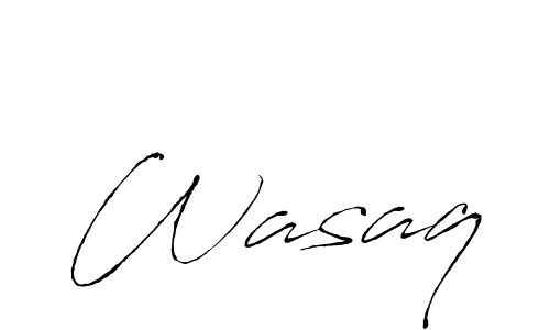 Use a signature maker to create a handwritten signature online. With this signature software, you can design (Antro_Vectra) your own signature for name Wasaq. Wasaq signature style 6 images and pictures png