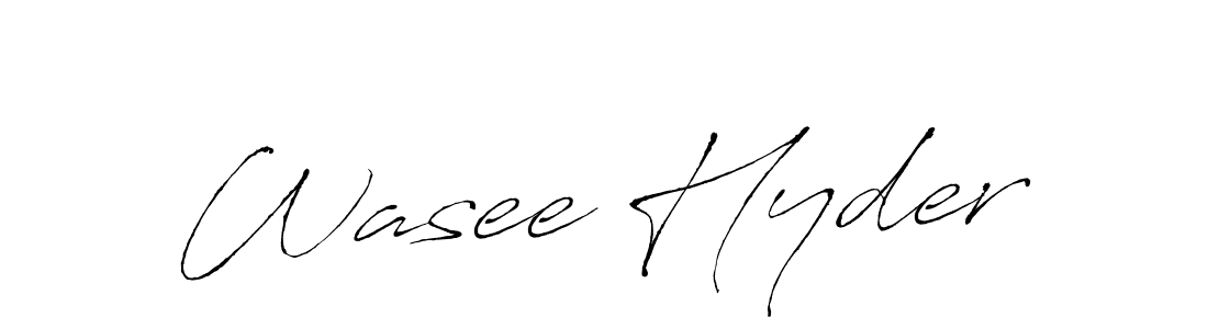 Also You can easily find your signature by using the search form. We will create Wasee Hyder name handwritten signature images for you free of cost using Antro_Vectra sign style. Wasee Hyder signature style 6 images and pictures png