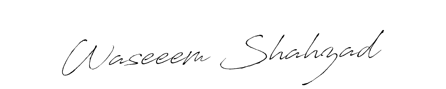 It looks lik you need a new signature style for name Waseeem Shahzad. Design unique handwritten (Antro_Vectra) signature with our free signature maker in just a few clicks. Waseeem Shahzad signature style 6 images and pictures png