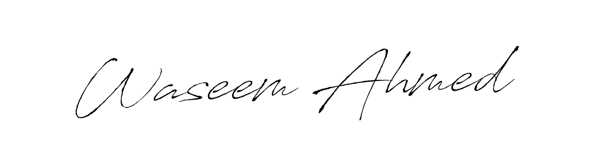 Make a beautiful signature design for name Waseem Ahmed. Use this online signature maker to create a handwritten signature for free. Waseem Ahmed signature style 6 images and pictures png