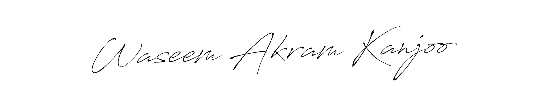 It looks lik you need a new signature style for name Waseem Akram Kanjoo. Design unique handwritten (Antro_Vectra) signature with our free signature maker in just a few clicks. Waseem Akram Kanjoo signature style 6 images and pictures png