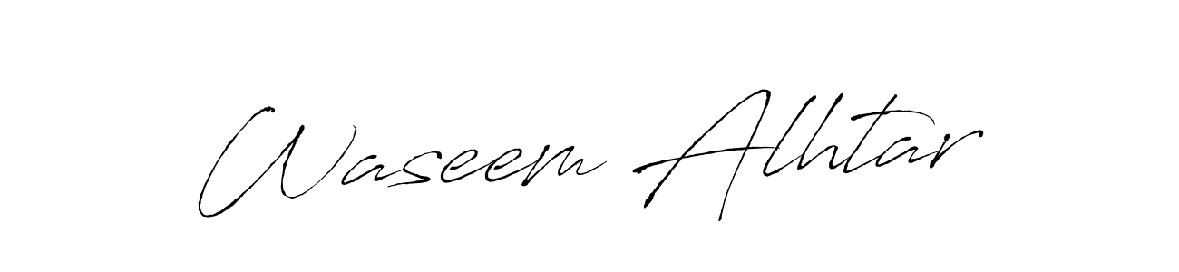 It looks lik you need a new signature style for name Waseem Alhtar. Design unique handwritten (Antro_Vectra) signature with our free signature maker in just a few clicks. Waseem Alhtar signature style 6 images and pictures png