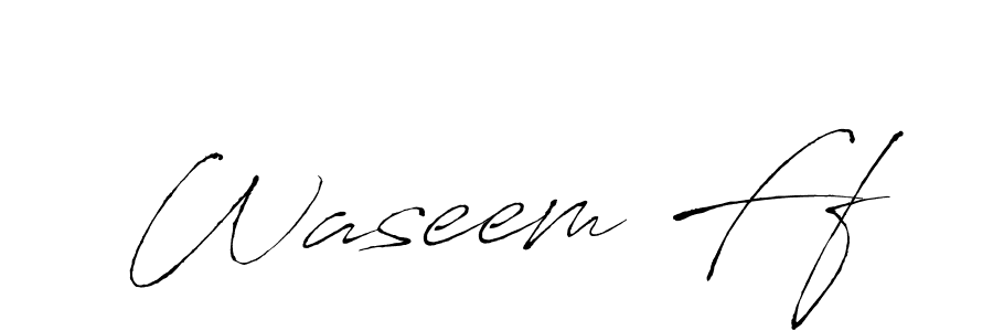 Create a beautiful signature design for name Waseem Ff. With this signature (Antro_Vectra) fonts, you can make a handwritten signature for free. Waseem Ff signature style 6 images and pictures png