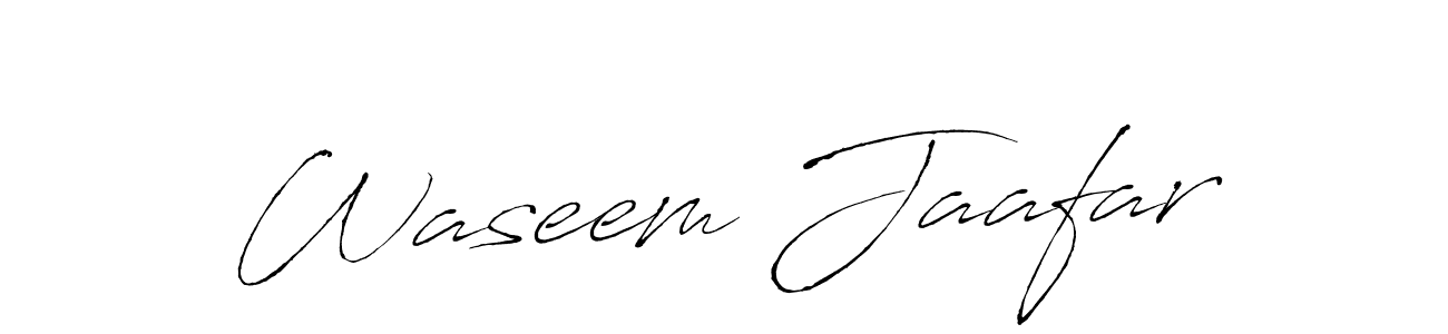 How to make Waseem Jaafar signature? Antro_Vectra is a professional autograph style. Create handwritten signature for Waseem Jaafar name. Waseem Jaafar signature style 6 images and pictures png