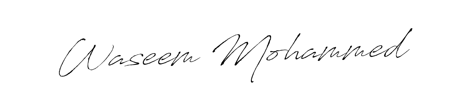 Make a beautiful signature design for name Waseem Mohammed. Use this online signature maker to create a handwritten signature for free. Waseem Mohammed signature style 6 images and pictures png