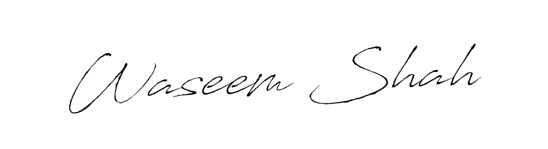 Also we have Waseem Shah name is the best signature style. Create professional handwritten signature collection using Antro_Vectra autograph style. Waseem Shah signature style 6 images and pictures png