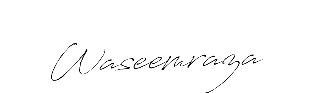 Design your own signature with our free online signature maker. With this signature software, you can create a handwritten (Antro_Vectra) signature for name Waseemraza. Waseemraza signature style 6 images and pictures png