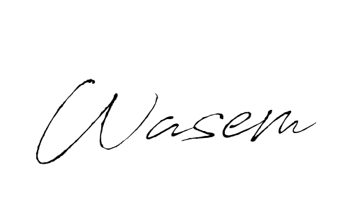 The best way (Antro_Vectra) to make a short signature is to pick only two or three words in your name. The name Wasem include a total of six letters. For converting this name. Wasem signature style 6 images and pictures png