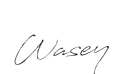 Also we have Wasey name is the best signature style. Create professional handwritten signature collection using Antro_Vectra autograph style. Wasey signature style 6 images and pictures png