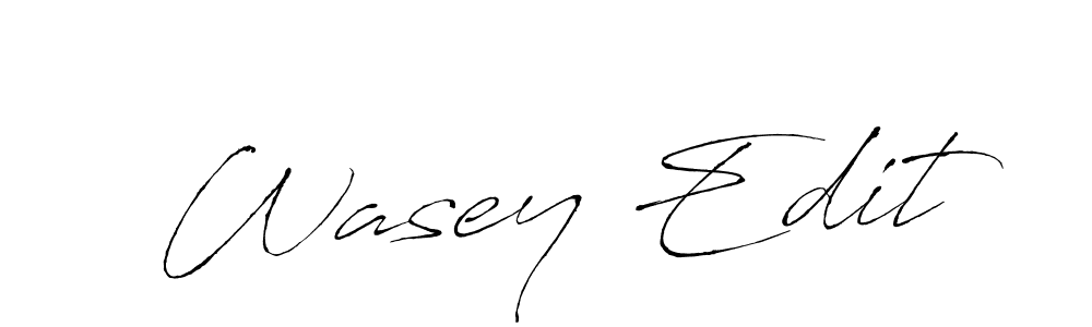 Best and Professional Signature Style for Wasey Edit. Antro_Vectra Best Signature Style Collection. Wasey Edit signature style 6 images and pictures png