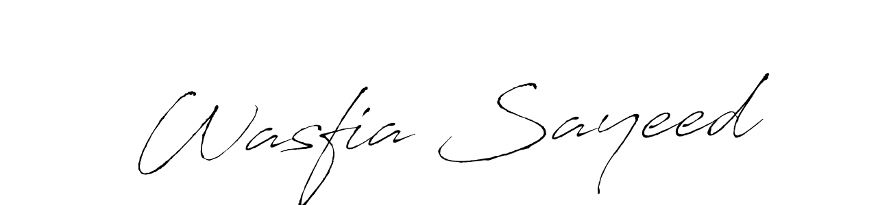 Make a beautiful signature design for name Wasfia Sayeed. Use this online signature maker to create a handwritten signature for free. Wasfia Sayeed signature style 6 images and pictures png