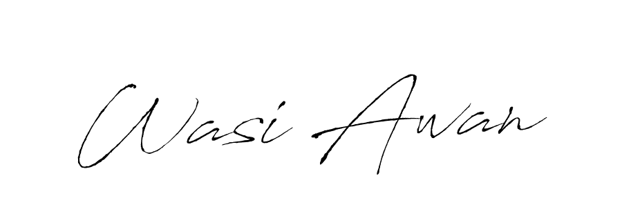 if you are searching for the best signature style for your name Wasi Awan. so please give up your signature search. here we have designed multiple signature styles  using Antro_Vectra. Wasi Awan signature style 6 images and pictures png