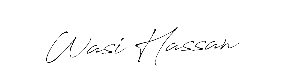 The best way (Antro_Vectra) to make a short signature is to pick only two or three words in your name. The name Wasi Hassan include a total of six letters. For converting this name. Wasi Hassan signature style 6 images and pictures png