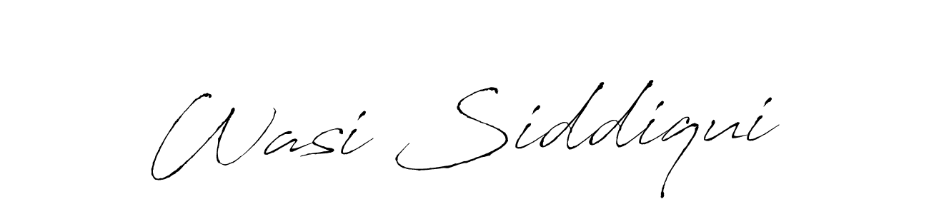 You should practise on your own different ways (Antro_Vectra) to write your name (Wasi Siddiqui) in signature. don't let someone else do it for you. Wasi Siddiqui signature style 6 images and pictures png