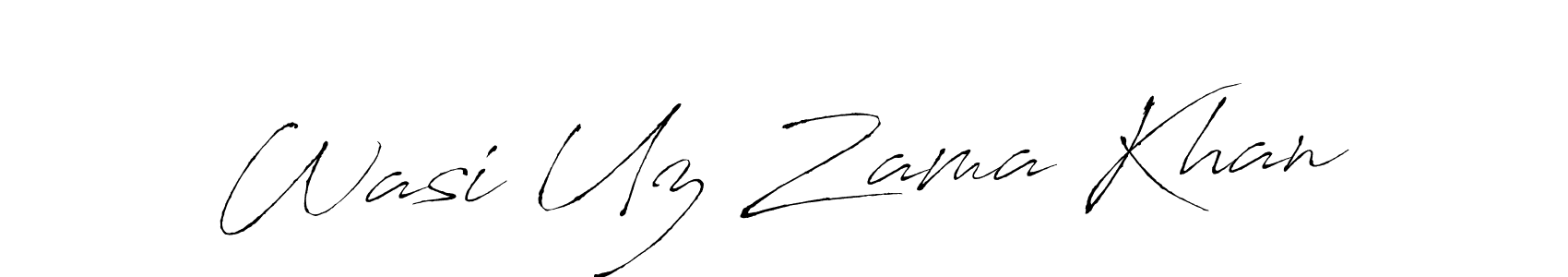 if you are searching for the best signature style for your name Wasi Uz Zama Khan. so please give up your signature search. here we have designed multiple signature styles  using Antro_Vectra. Wasi Uz Zama Khan signature style 6 images and pictures png