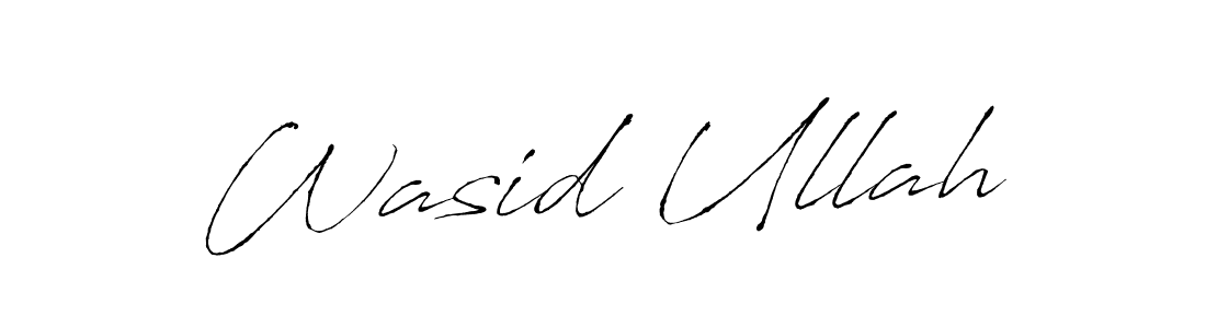 Create a beautiful signature design for name Wasid Ullah. With this signature (Antro_Vectra) fonts, you can make a handwritten signature for free. Wasid Ullah signature style 6 images and pictures png