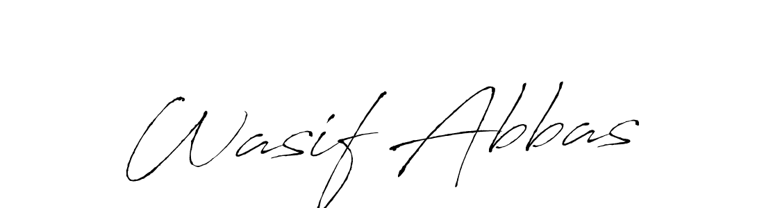 How to make Wasif Abbas signature? Antro_Vectra is a professional autograph style. Create handwritten signature for Wasif Abbas name. Wasif Abbas signature style 6 images and pictures png