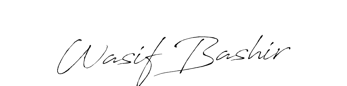 Also we have Wasif Bashir name is the best signature style. Create professional handwritten signature collection using Antro_Vectra autograph style. Wasif Bashir signature style 6 images and pictures png
