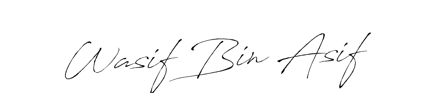 if you are searching for the best signature style for your name Wasif Bin Asif. so please give up your signature search. here we have designed multiple signature styles  using Antro_Vectra. Wasif Bin Asif signature style 6 images and pictures png