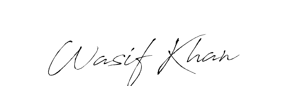 Similarly Antro_Vectra is the best handwritten signature design. Signature creator online .You can use it as an online autograph creator for name Wasif Khan. Wasif Khan signature style 6 images and pictures png