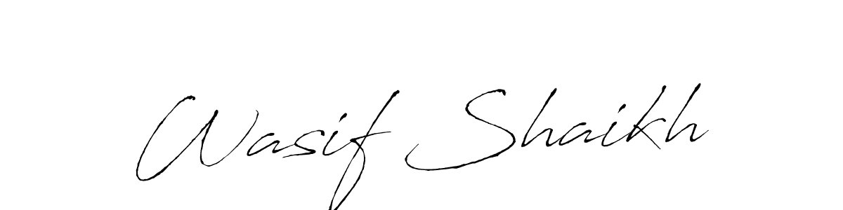 Antro_Vectra is a professional signature style that is perfect for those who want to add a touch of class to their signature. It is also a great choice for those who want to make their signature more unique. Get Wasif Shaikh name to fancy signature for free. Wasif Shaikh signature style 6 images and pictures png