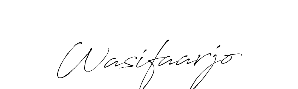 How to make Wasifaarjo signature? Antro_Vectra is a professional autograph style. Create handwritten signature for Wasifaarjo name. Wasifaarjo signature style 6 images and pictures png