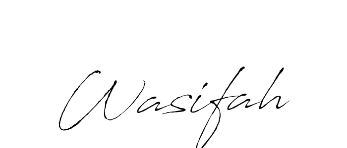 You should practise on your own different ways (Antro_Vectra) to write your name (Wasifah) in signature. don't let someone else do it for you. Wasifah signature style 6 images and pictures png