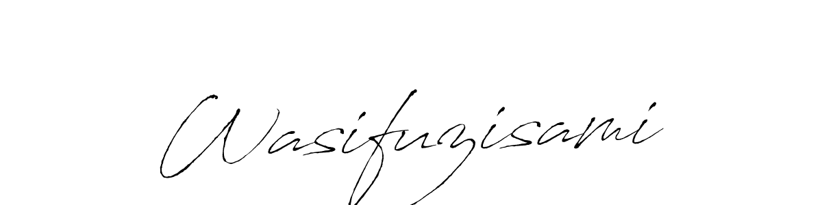 How to make Wasifuzisami signature? Antro_Vectra is a professional autograph style. Create handwritten signature for Wasifuzisami name. Wasifuzisami signature style 6 images and pictures png