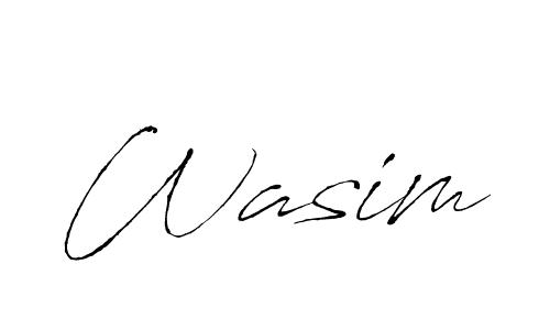 Use a signature maker to create a handwritten signature online. With this signature software, you can design (Antro_Vectra) your own signature for name Wasim. Wasim signature style 6 images and pictures png