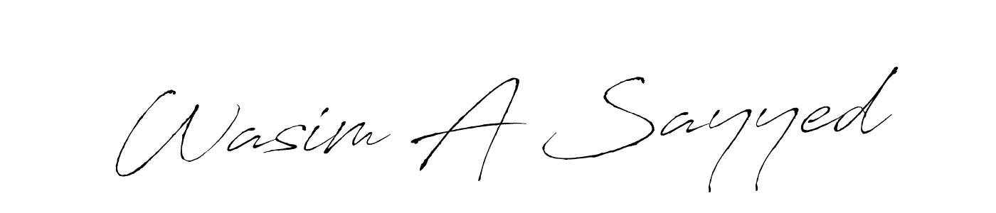 Once you've used our free online signature maker to create your best signature Antro_Vectra style, it's time to enjoy all of the benefits that Wasim A Sayyed name signing documents. Wasim A Sayyed signature style 6 images and pictures png