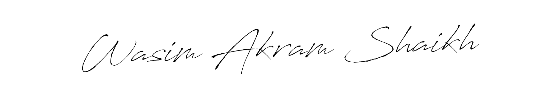 Here are the top 10 professional signature styles for the name Wasim Akram Shaikh. These are the best autograph styles you can use for your name. Wasim Akram Shaikh signature style 6 images and pictures png