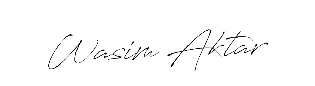 Antro_Vectra is a professional signature style that is perfect for those who want to add a touch of class to their signature. It is also a great choice for those who want to make their signature more unique. Get Wasim Aktar name to fancy signature for free. Wasim Aktar signature style 6 images and pictures png