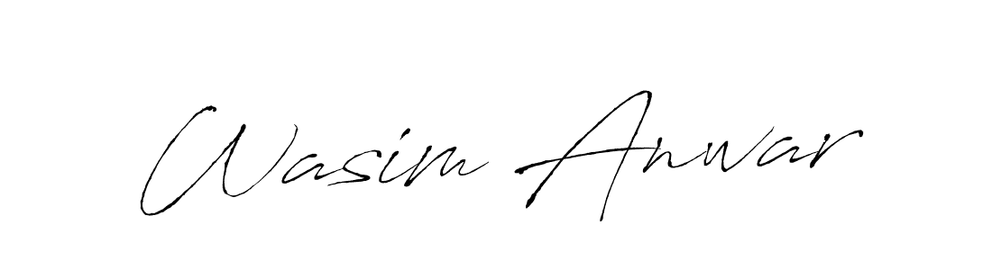 Make a beautiful signature design for name Wasim Anwar. Use this online signature maker to create a handwritten signature for free. Wasim Anwar signature style 6 images and pictures png