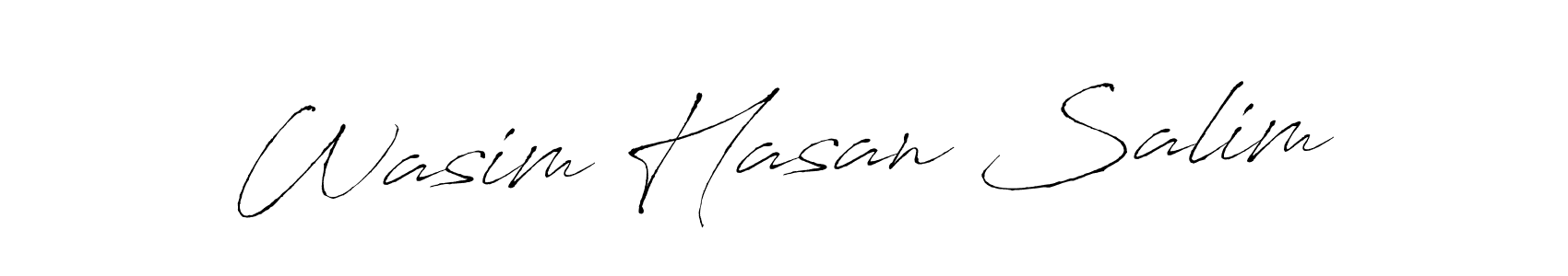 if you are searching for the best signature style for your name Wasim Hasan Salim. so please give up your signature search. here we have designed multiple signature styles  using Antro_Vectra. Wasim Hasan Salim signature style 6 images and pictures png