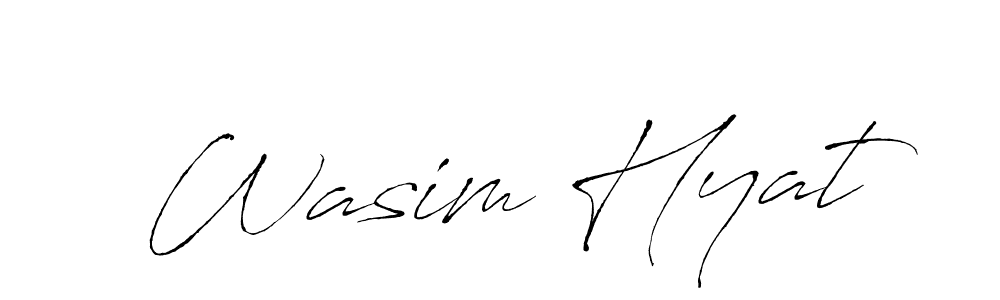 You can use this online signature creator to create a handwritten signature for the name Wasim Hyat. This is the best online autograph maker. Wasim Hyat signature style 6 images and pictures png