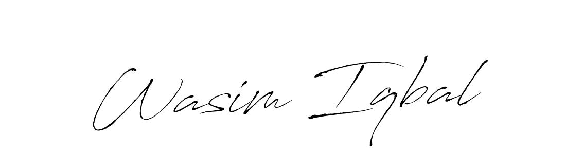 You should practise on your own different ways (Antro_Vectra) to write your name (Wasim Iqbal) in signature. don't let someone else do it for you. Wasim Iqbal signature style 6 images and pictures png