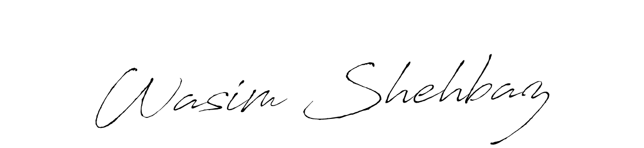 How to make Wasim Shehbaz signature? Antro_Vectra is a professional autograph style. Create handwritten signature for Wasim Shehbaz name. Wasim Shehbaz signature style 6 images and pictures png