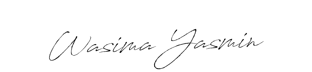 You should practise on your own different ways (Antro_Vectra) to write your name (Wasima Yasmin) in signature. don't let someone else do it for you. Wasima Yasmin signature style 6 images and pictures png