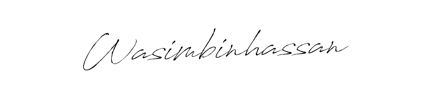if you are searching for the best signature style for your name Wasimbinhassan. so please give up your signature search. here we have designed multiple signature styles  using Antro_Vectra. Wasimbinhassan signature style 6 images and pictures png