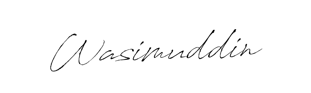 Use a signature maker to create a handwritten signature online. With this signature software, you can design (Antro_Vectra) your own signature for name Wasimuddin. Wasimuddin signature style 6 images and pictures png