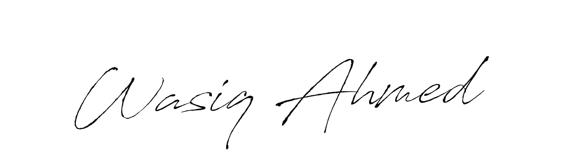 You should practise on your own different ways (Antro_Vectra) to write your name (Wasiq Ahmed) in signature. don't let someone else do it for you. Wasiq Ahmed signature style 6 images and pictures png