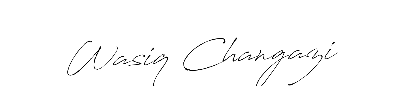 How to Draw Wasiq Changazi signature style? Antro_Vectra is a latest design signature styles for name Wasiq Changazi. Wasiq Changazi signature style 6 images and pictures png