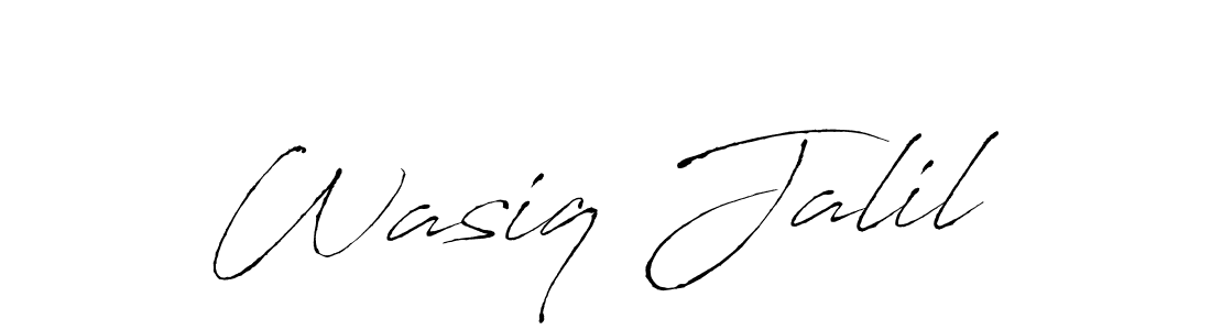 Similarly Antro_Vectra is the best handwritten signature design. Signature creator online .You can use it as an online autograph creator for name Wasiq Jalil. Wasiq Jalil signature style 6 images and pictures png