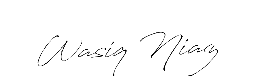 if you are searching for the best signature style for your name Wasiq Niaz. so please give up your signature search. here we have designed multiple signature styles  using Antro_Vectra. Wasiq Niaz signature style 6 images and pictures png