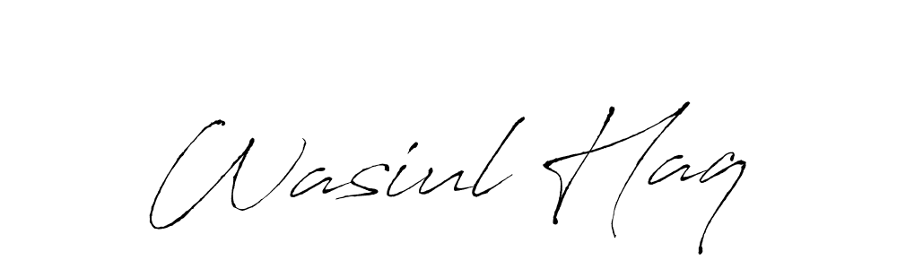 Wasiul Haq stylish signature style. Best Handwritten Sign (Antro_Vectra) for my name. Handwritten Signature Collection Ideas for my name Wasiul Haq. Wasiul Haq signature style 6 images and pictures png